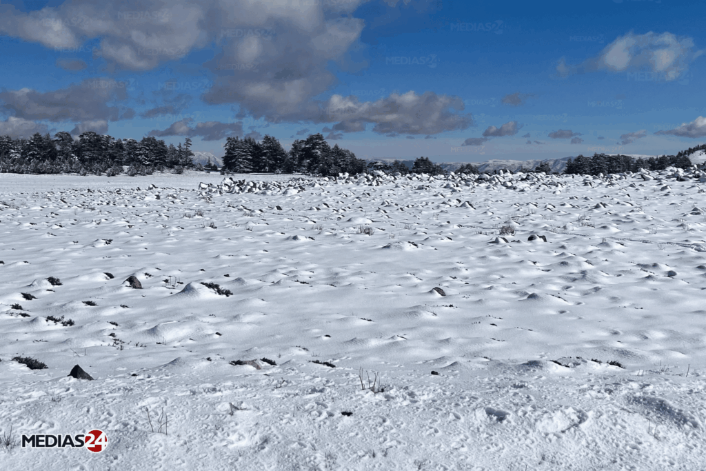 Chutes de neige ce week-end sur le Haut et le Moyen Atlas