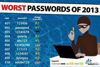 «123456», la palme du pire mot de passe de 2013