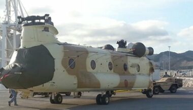Tanger Med réceptionne 3 hélicoptères Chinook pour les FAR
