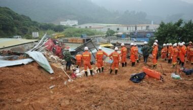 Chine: 85 disparus dans un glissement de terrain