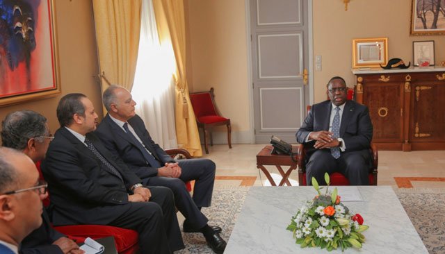 Salaheddine Mezouar et Yassine Mansouri reçus par le Président sénégalais Macky Sall.