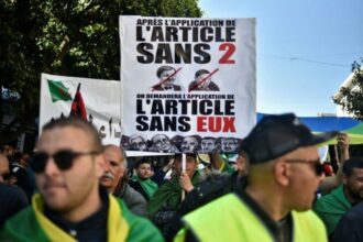 Foule énorme à Alger pour demander le départ du régime