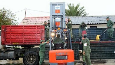 Départ du convoi médical des FAR à destination d’Anfgou et d'Ouaouiziret