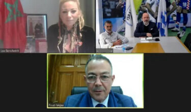 Fouzi Lekjaa s'entretient avec le président de la Fédération israélienne de football