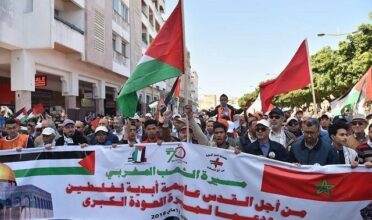 Faible participation à la marche nationale de solidarité avec le peuple palestinien (images)