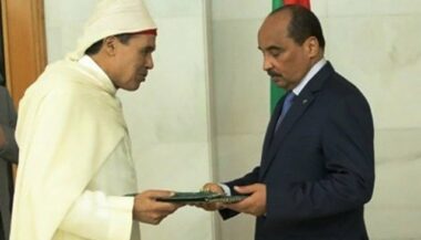 L'ambassadeur du Maroc en Mauritanie remet ses lettres de créance au président mauritanien