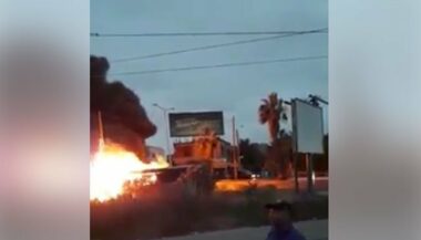 Casablanca: Incendie suite à un grave accident de la circulation provoqué par un bus (Vidéo)