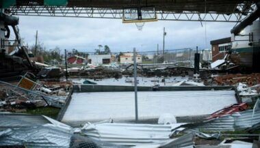 Scènes de dévastation en Floride après le passage de l'ouragan Michael (images)