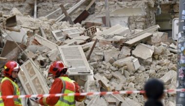 France: Effondrement d'un immeuble dans le centre-ville de Marseille