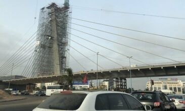 A Sidi Maârouf, les 27 haubans du nouveau pont sont tous en place