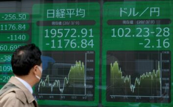 Les bourses asiatiques chutent, panique sur le pétrole et flambée du yen