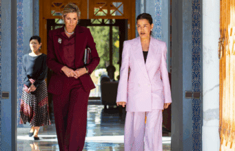 La Princesse Lalla Meryem reçoit la Reine Máxima des Pays-Bas
