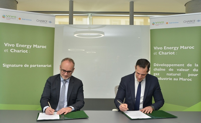 Vivo Energy s'allie à Chariot dans la fourniture et la distribution de gaz naturel au Maroc