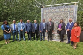 Le Maroc offre une fontaine artisanale au Conseil de l’Europe