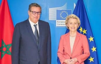 Akhannouch s’entretient à Bruxelles avec la présidente de la Commission européenne