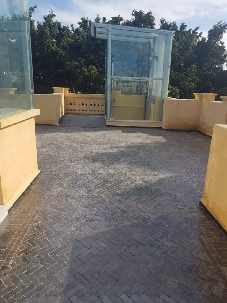 G3C chargée de l’aménagement extérieur de la villa Karl Ficke, bientôt transformée en musée