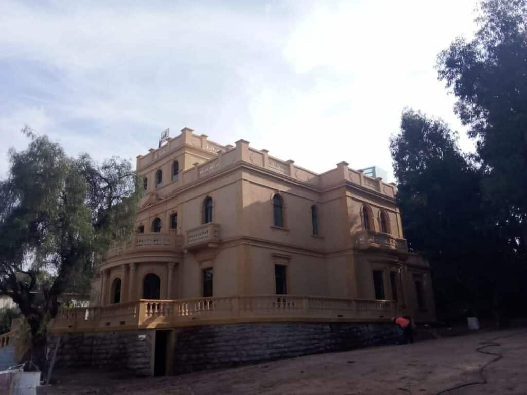 G3C chargée de l’aménagement extérieur de la villa Karl Ficke, bientôt transformée en musée