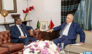 Abdelouafi Laftit reçoit le ministre délégué mauritanien chargé de la Décentralisation et du développement local