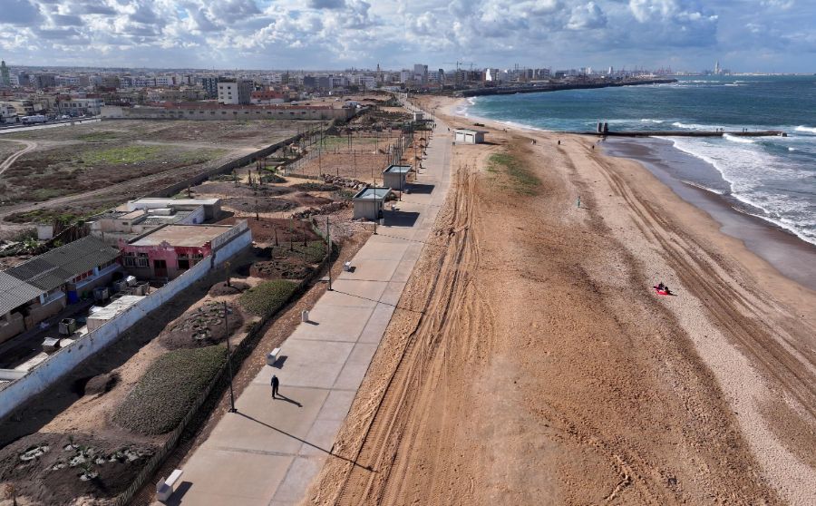 Corniche de Aïn Sebaâ : les travaux terminés à 90%, la réception prévue à l’achèvement complet