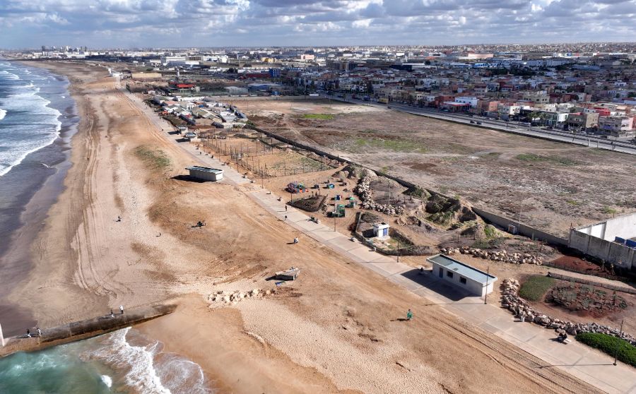 Corniche de Aïn Sebaâ : les travaux terminés à 90%, la réception prévue à l’achèvement complet