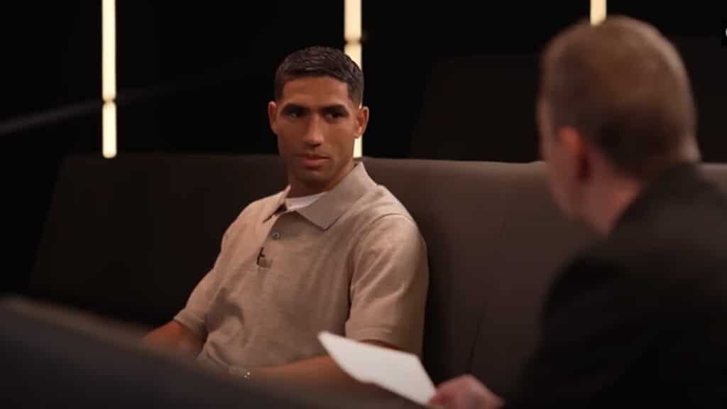 Achraf Hakimi en entretien avec Canal+ Sport. (Ballon d'Or 2025)