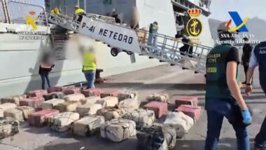 3 tonnes de cocaïne interceptées au large des Canaries avec la collaboration du Maroc