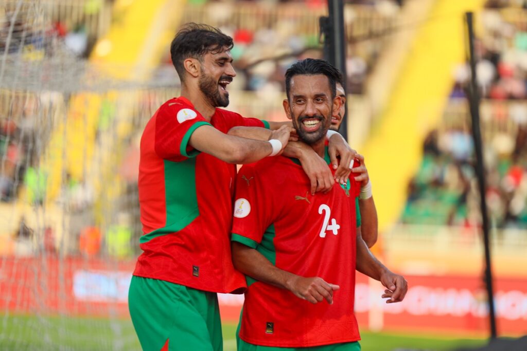 Après avoir battu la Zambie (photo), l'équipe du Maroc sera cette fois-ci amputée de trois defénseurs titulaires contre la Tanzanie.