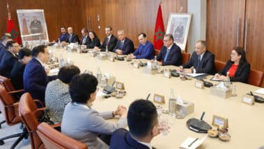 Akhannouch reçoit une délégation chinoise d’hommes d’affaires de la province d’Anhui