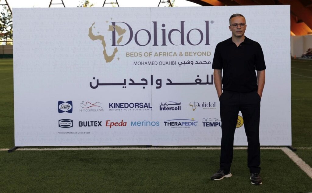 Mohamed Ouahbi sélectionneur national lors du partenariat avec Dolidol