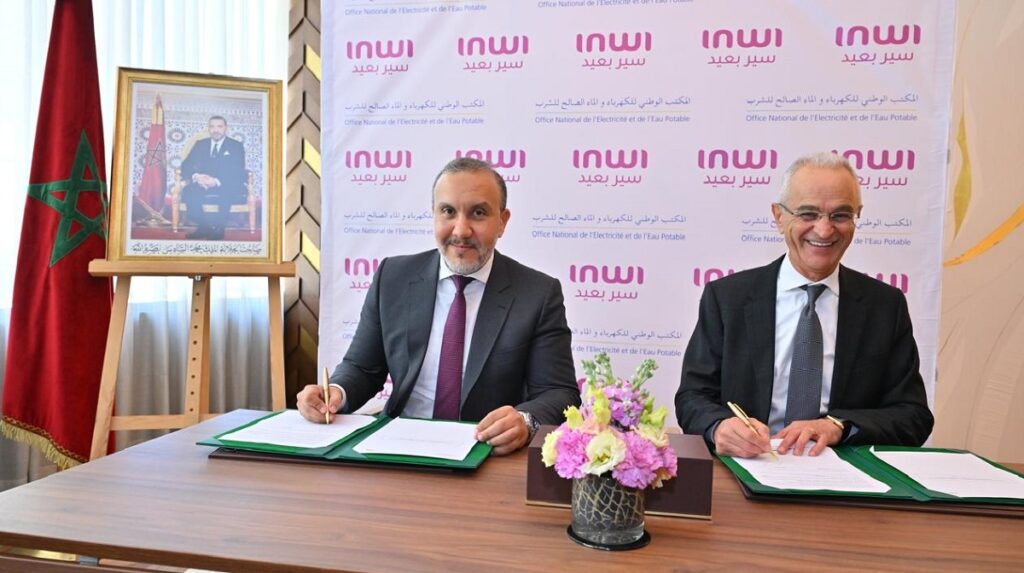Signature d’une convention entre l’ONEE et inwi pour la fibre optique