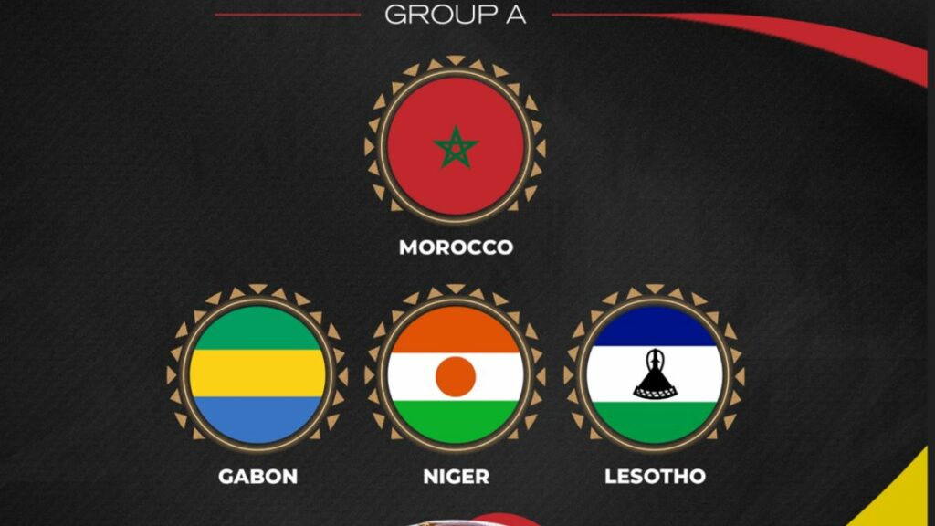 Éliminatoires CAN 2027 : le Maroc dans le groupe A aux côtés du Gabon, du Niger et du Lesotho