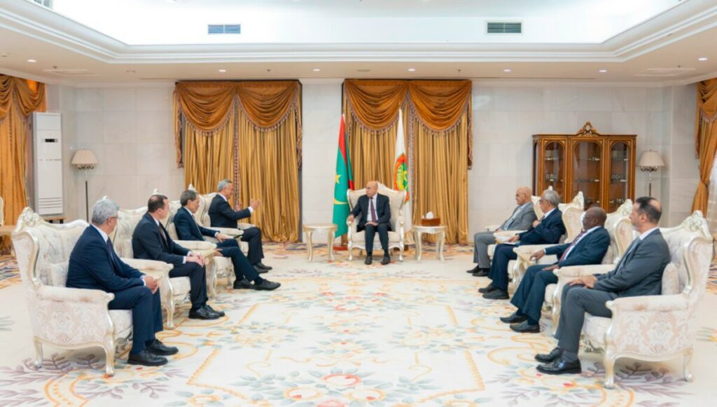 Nouakchott : le président mauritanien reçoit Karim Zidane.