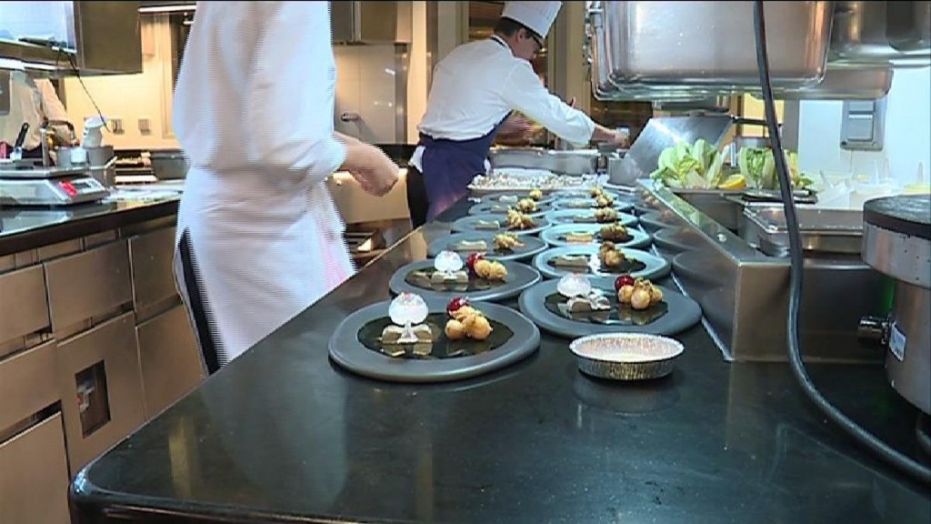 Cuisine d'un grand palace