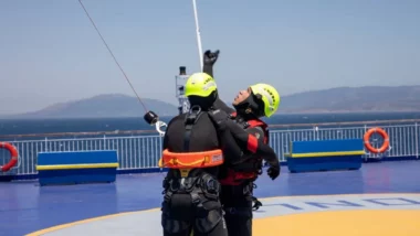 Détroit de Gibraltar : le Maroc simule le sauvetage de 120 passagers d’un ferry
