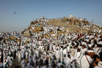 Les fidèles musulmans sur le mont Arafat, étape phare du hajj